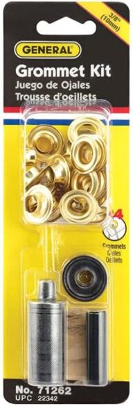 General 71262 3/8″ Brass Grommet Kit 12 Count