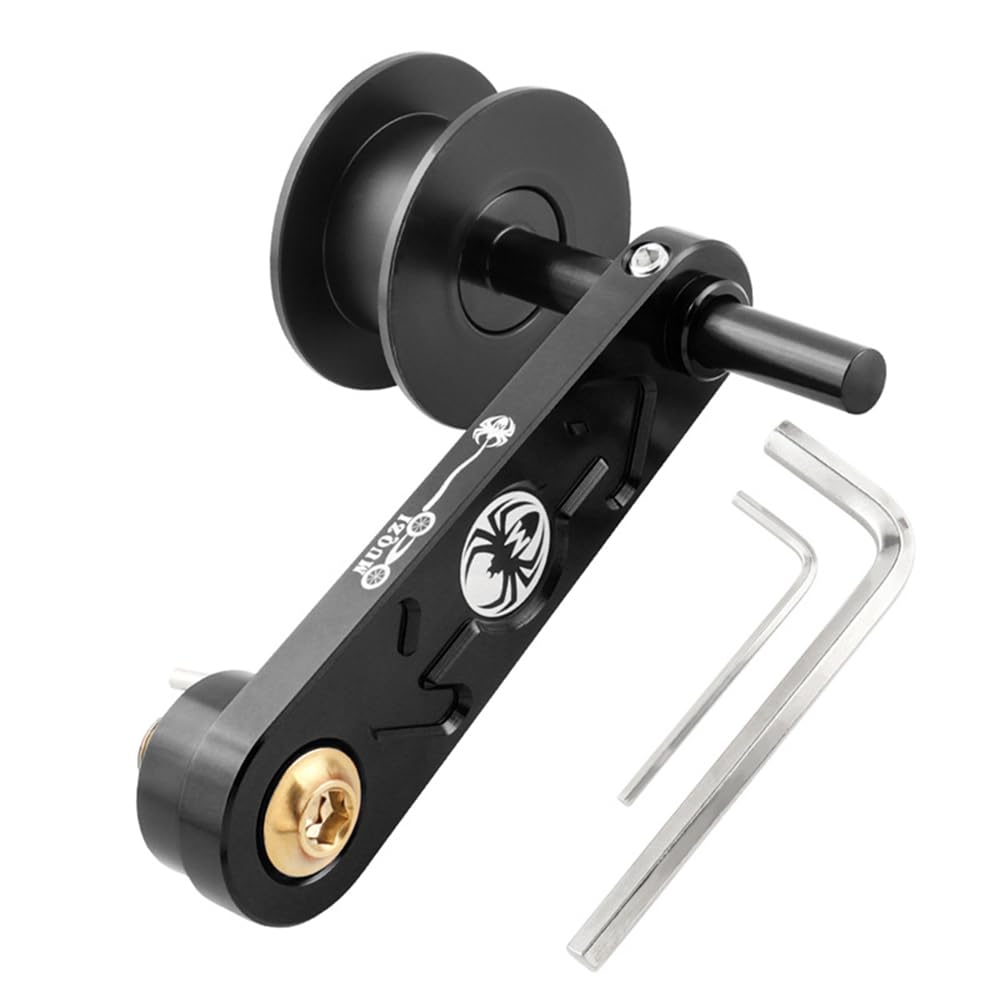 Bike Single Speed Chain Tensioner Roller for BMX Fixie Bike Single Speed Bicycle, Black