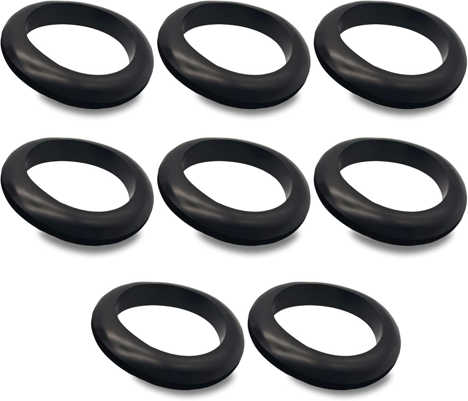 8PCS Rubber Grommets 2 Inch Rubber Grommets for Wiring Rubber Grommet Assortment Kit Rubber Hole Grommet for Cables Cords Rubber Hole Plugs and Automotive Firewall Grommet