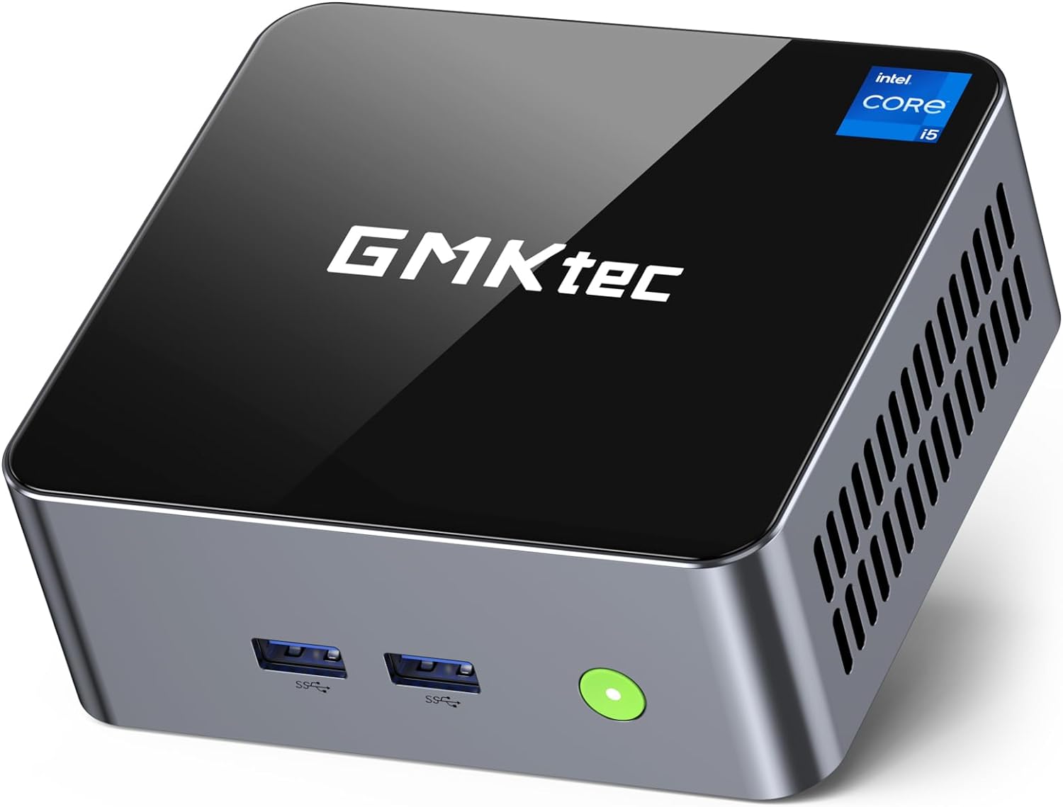 GMKtec Mini Desktop Computer, M3 Intel Core i5 12450H (8C/12T, up to 4.40GHz) Preinstalled Windows 11 Pro Mini PC 16GB DDR4 (8GB*2) 512GB SSD, 2X HDMI 4K, 4X USB 3.2, USB-C, WiFi 6, BT 5.2, RJ45 2.5G