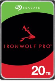 Seagate ST20000NE000 IronWolf Pro 20TB NAS Internal Hard Drive HDD – CMR 3.5 Inch SATA 6Gb/s 7200 RPM (Renewed)