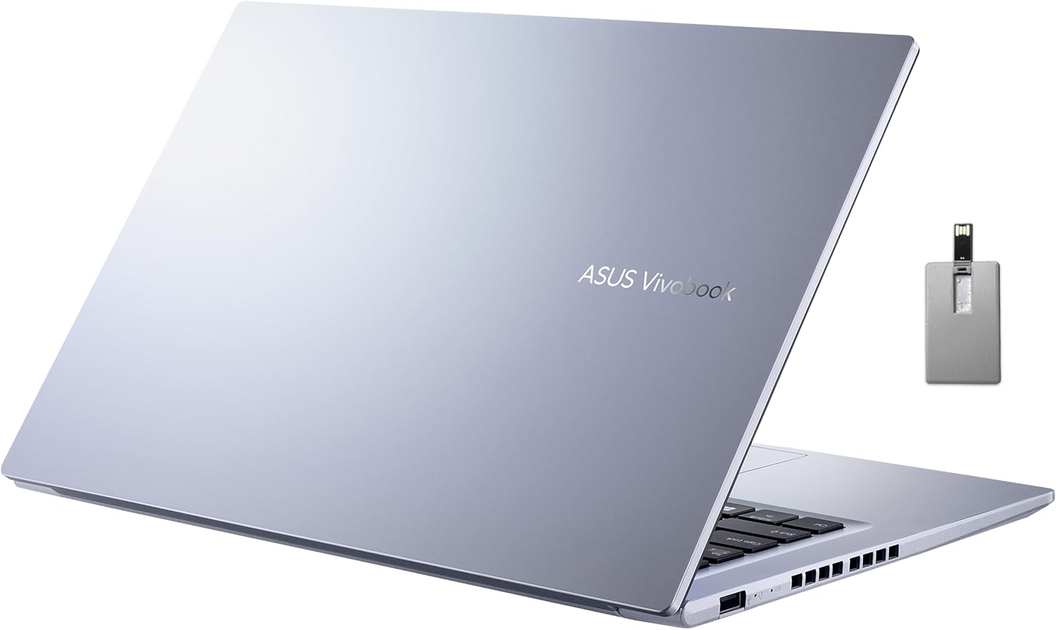 ASUS Vivobook 14 14″ FHD Lightweight Laptop, Intel Core i5 1240P, 40GB RAM, 1TB SSD, Backlit Keyboard, Iris Xe Graphics, HD Camera, Fingerprint Sensor, Win 11 Pro, WiFi 6, Sliver, 32GB USB Card