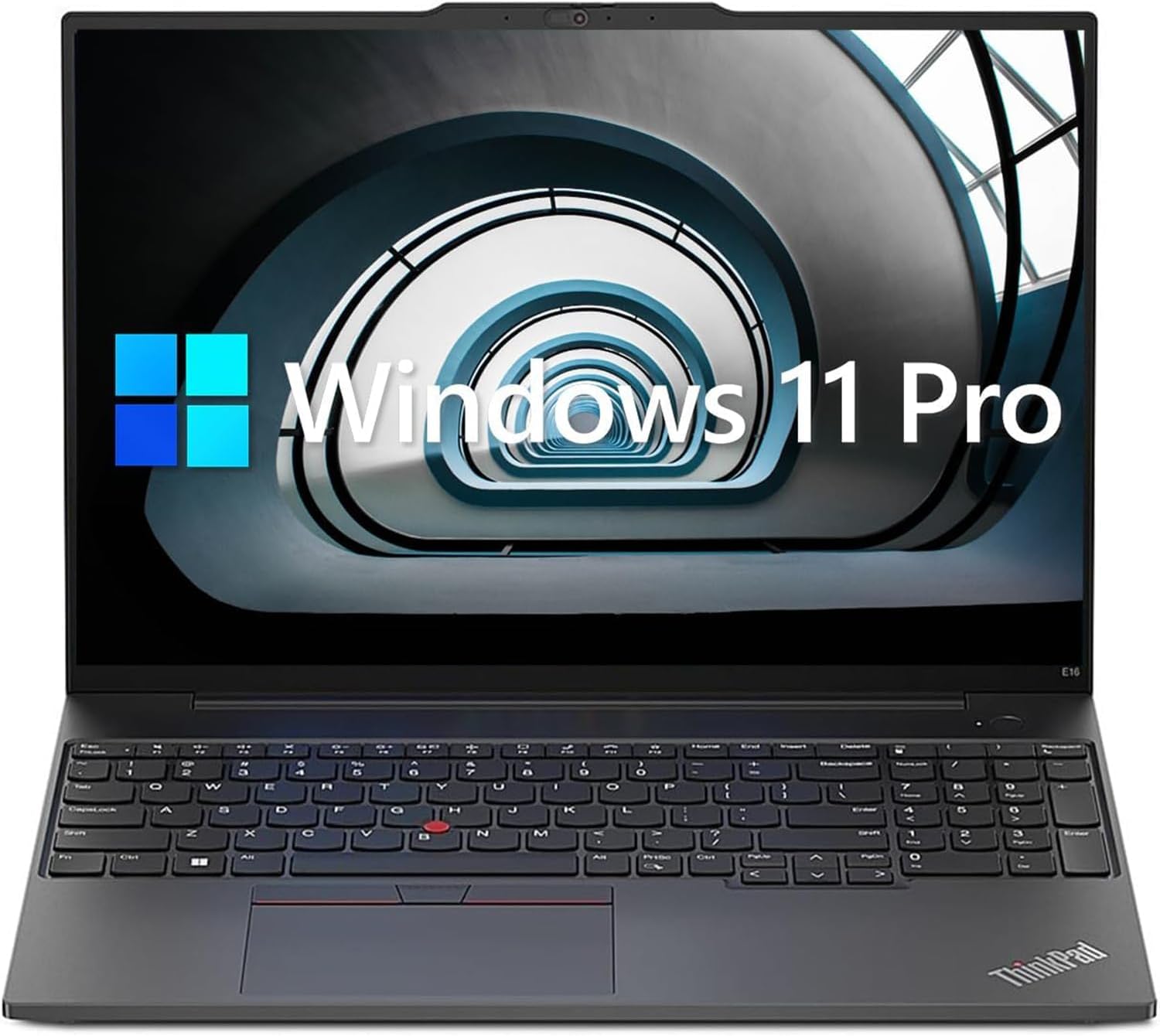 Lenovo ThinkPad E16 Business Laptop, 16″ WUXGA Display, AMD Ryzen 5 7530U (Beat i7-1165G7), 24GB RAM, 1TB PCIe SSD, Webcam, HDMI, RJ-45, Fingerprint Reader, Wi-Fi 6, Windows 11 Pro, Black