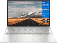 HP Pavilion Laptop, 15.6″ FHD Touchscreen Display, Intel Core i7-1255U Processor, 32GB RAM, 1TB SSD, HDMI, Webcam, Wi-Fi 6, Backlit KB, Fingerprint Reader, Windows 11 Home, Silver