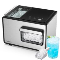 Freezimer Dreamice X3 | Nugget Ice Maker Machine Countertop Sonic Ice Kid Friendly | Pebble Ice Maker Chewable Soft Ice | Self Cleaning | 40lbs/24h