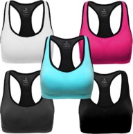 MIRITY Women Racerback Sports Bras – High Impact Workout Gym Activewear Bra