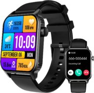 Smart Watch for Men Women(Answer/Make Call), 1.83″ Smartwatch Fitness Tracker with Heart Rate/Sleep Monitor, SpO2, Pedometer – 100+ Sport Modes Activity Tracker for Android iOS Phones