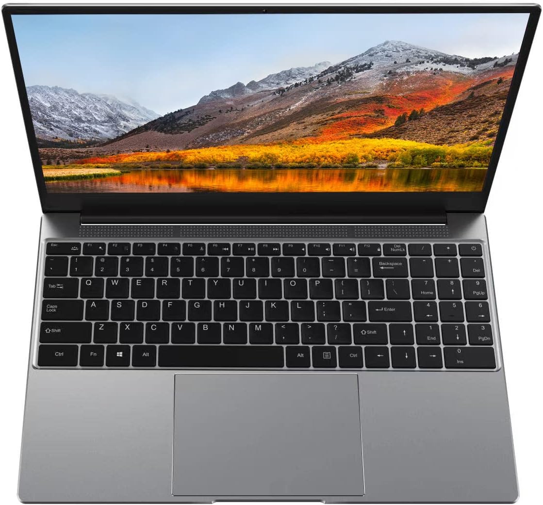 15.6 inch Laptop, Notebook, Intel Celeron Processor, 6GB RAM, 128GB ROM(up to1TB SSD), 1366 x 768 IPS HD Display, Windows 10 Pro, Webcam, Compact Design, Wi-Fi