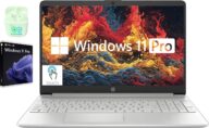 HP 15.6″ Touchscreen Laptop Computer, Windows 11 Pro Laptop 32GB RAM 1TB SSD, i3-1215U Processor, HD 1366 x 768 LED Display, Numeric Keypad, SD Card Reader, HDMI, Plusera Earphone, Silver