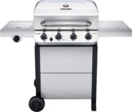 Char-Broil Performance Series Convective 4-Burner with Side Burner Cart Propane Gas Stainless Steel Grill – 463377319