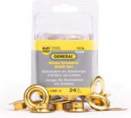 General Tools 1261-4 1/2-Inch Grommet Refill, 24 Sets