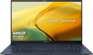 ASUS Zenbook 15 Laptop, 15.6” FHD Display, AMD Ryzen 5 7535U CPU, AMD Radeon Graphics, 16GB RAM, 512GB SSD, Windows 11 Home, Ponder Blue, UM3504DA-AS54