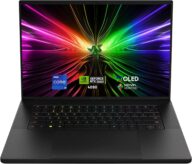 Razer Blade 16 (2024) Gaming Laptop: NVIDIA GeForce RTX 4090 – Intel Core i9-14900HX 14th Gen CPU – 16″ OLED QHD+ 240Hz Display – 32GB RAM – 2TB SSD – Aluminum Unibody – Windows 11 – Chroma RGB