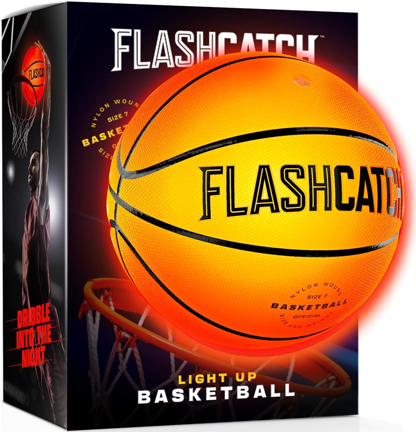 Light Up Basketball – Glow in the Dark Basketball – Sports Gear Accessories Gifts for Boys 8-15+ Year Old – Kids, Teens Gift Ideas – Cool Teen Boy Toys Ages 8 9 10 11 12 13 14 15 Age Outdoor Teenage