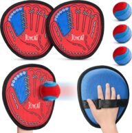 Velcro Ball and Catch Game, Toss and Catching Ball Set Kids Toys,Outdoor Yard Games Pool Beach Toys, Kids Games for Ages 3 4 5 6 7 8-12, Backyard Sports,Paddle Ball Family Games