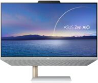 ASUS Zen AiO 24, 23.8” FHD Touchscreen Display, AMD Ryzen 7 5825U Processor, 16GB DDR4 RAM, 512GB SSD, Windows 11 Home, Kensington Lock, Wireless Keyboard andMouse Included, White, M5401WYA-DH704T