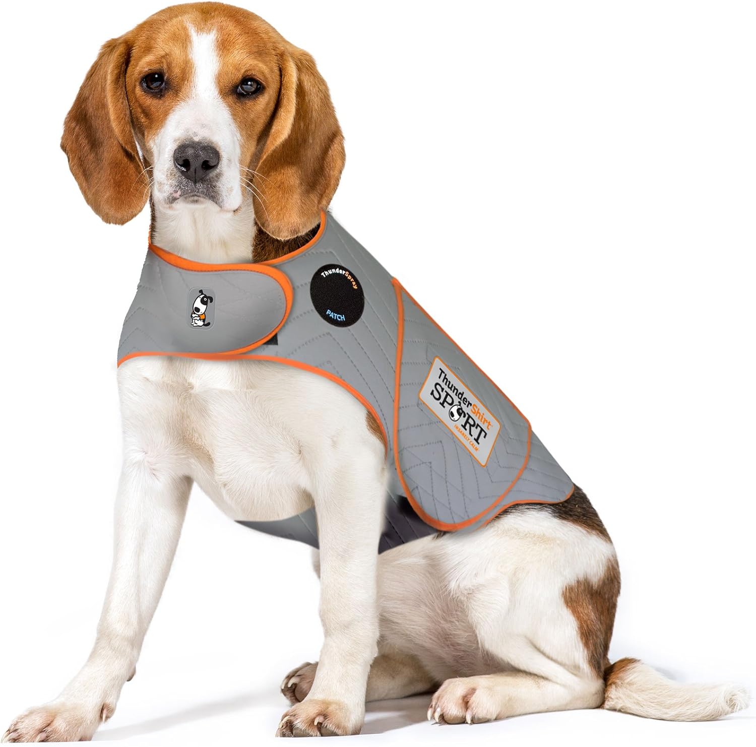 ThunderShirt for Dogs, Medium, Platinum Sport – Dog Anxiety Relief Calming Vest