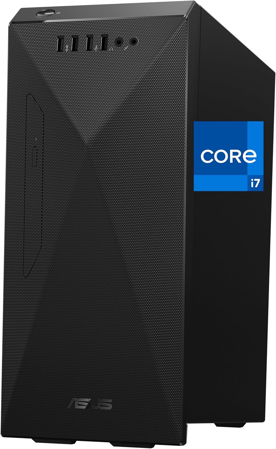 ASUS ExpertCenter D5 Tower Computer, Intel i7-11700T, 64GB RAM, 2TB NVMe SSD, 2-Monitor Support, HDMI, DVI, VGA, Windows 11 Pro, Black Desktop