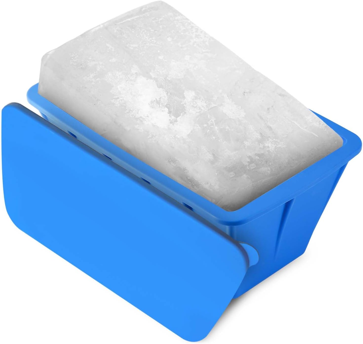 Extra Large Ice Block Maker for Freezer, 11×6.7×4.7 Inch Big Ice Cube Tray Giant Ice Barrel Ice Maker for Cold Plunge or Coolers, Ice Bath Chiller for Making 7lbs Ice Blocks