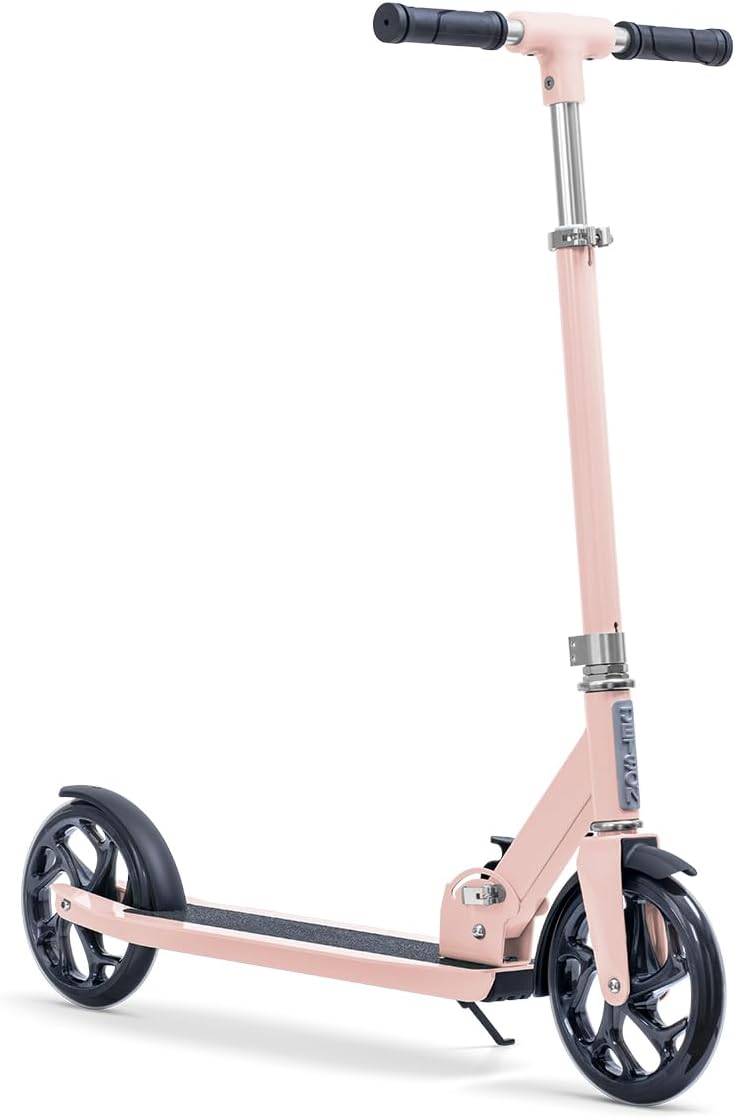 Jetson Hex 2-Wheel Kick Scooter, Sturdy Wide Deck, Rear Brake, Easy-Folding Mechanism, Kickstand, Ages 8+