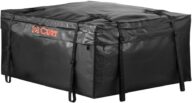 CURT 18220 38 x 34 x 18-Inch Weather-Resistant Black Vinyl Cargo Bag for Roof Basket