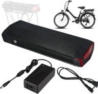 E-Bike Battery 36V 48V Rear Rack Battery 36V 10Ah 12Ah 15Ah 17.5Ah Lithium Battery 48V 10Ah 12Ah 14Ah Ebike Battery with Charger for 0-700W Motor Kit