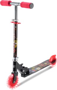 Five Nights at Freddy’s 2 Wheel Kick Scooter for Kids – Easy & Portable Fold-N-Carry Design, Ultra-Lightweight, Comfortable & Safe, Durable & Easy to Ride