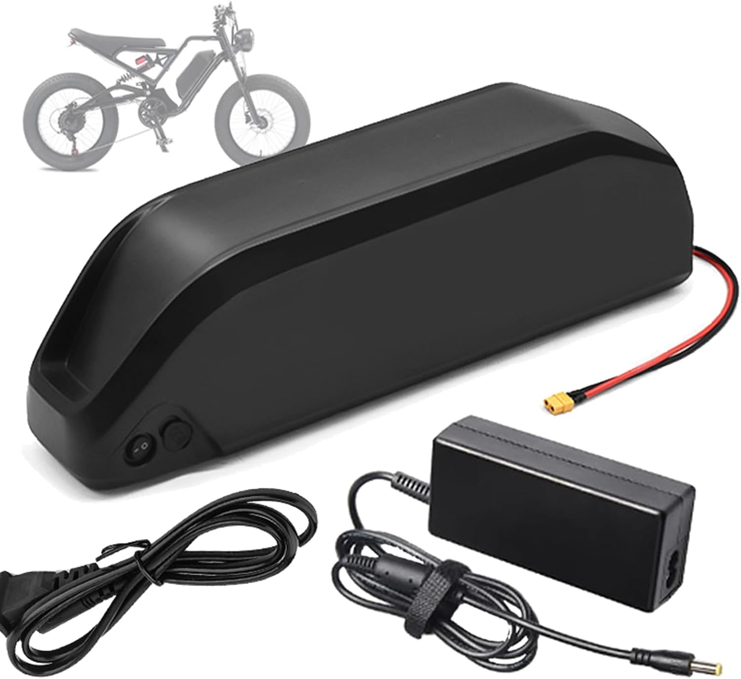 36 Volt E-Bike Battery 13Ah 15.6Ah 18.2Ah 20.4Ah 22.4Ah 24.5Ah Li-ion Battery 36V Down Tube Battery 36V Electric Bike Battery for 0-900W Motor with Charger