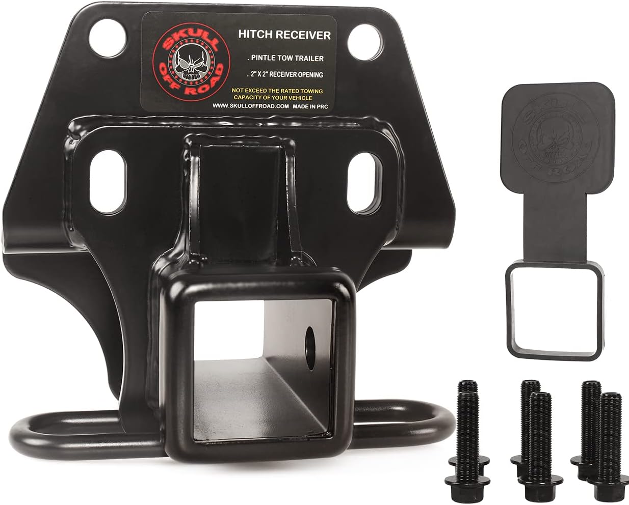 Skull Off Road Trailer Hitch, 2-Inch Receiver, Compatible for 4Runner 2003~2022,GX470 2003~2009