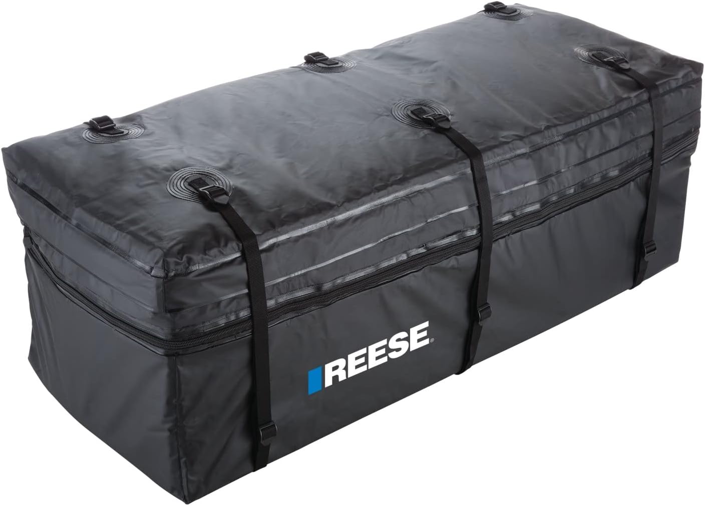 Reese 1044000 Olympia Hitch Mounted Waterproof Cargo Carrier Bag, 48 x 19 x 22-Inch (11 cu ft) Black