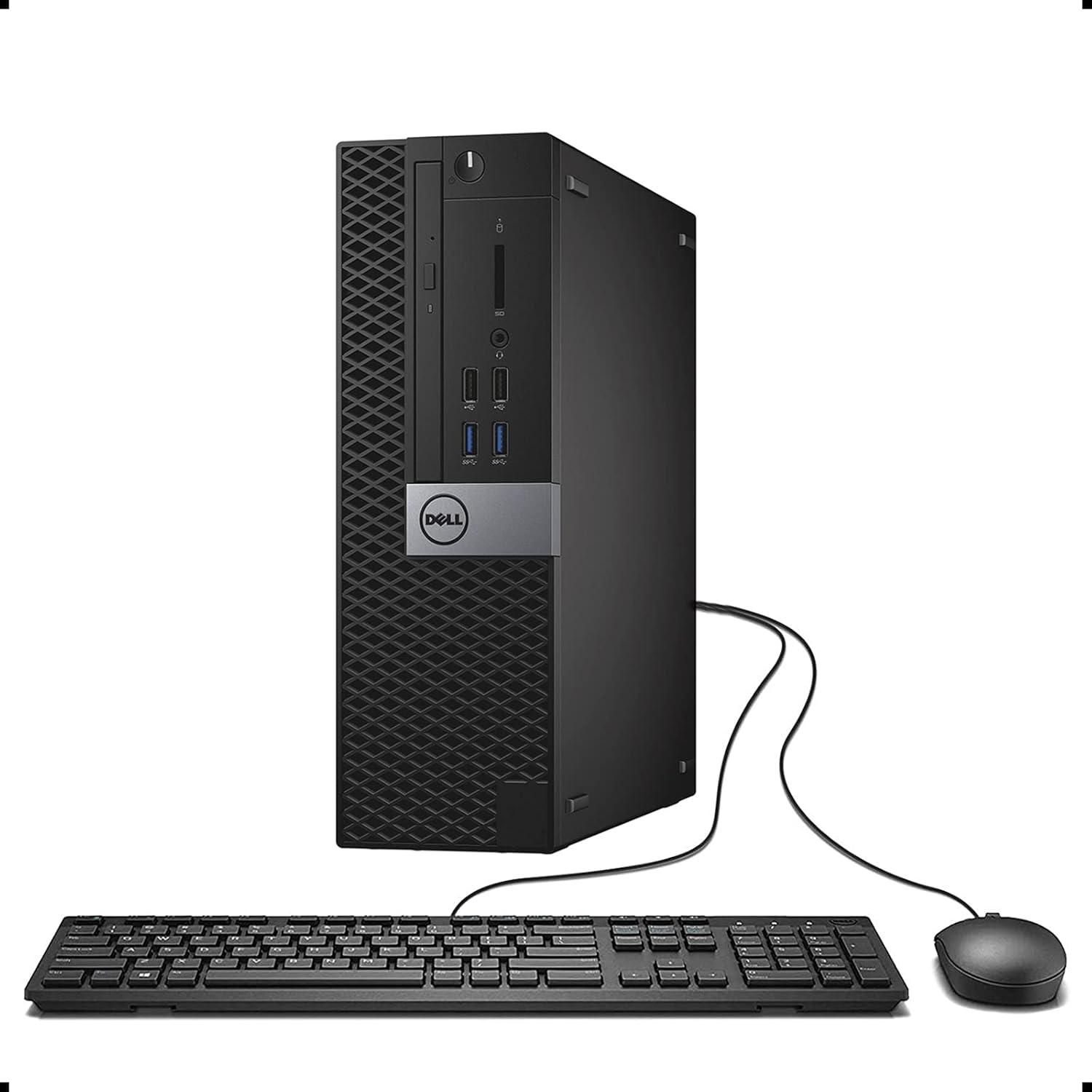 DELL OptiPlex 5050 Small Form Factor Desktop, Intel Core i5-6500, 8GB DDR4 RAM, 256GB SSD, Windows 10 Pro Black (Renewed)’]