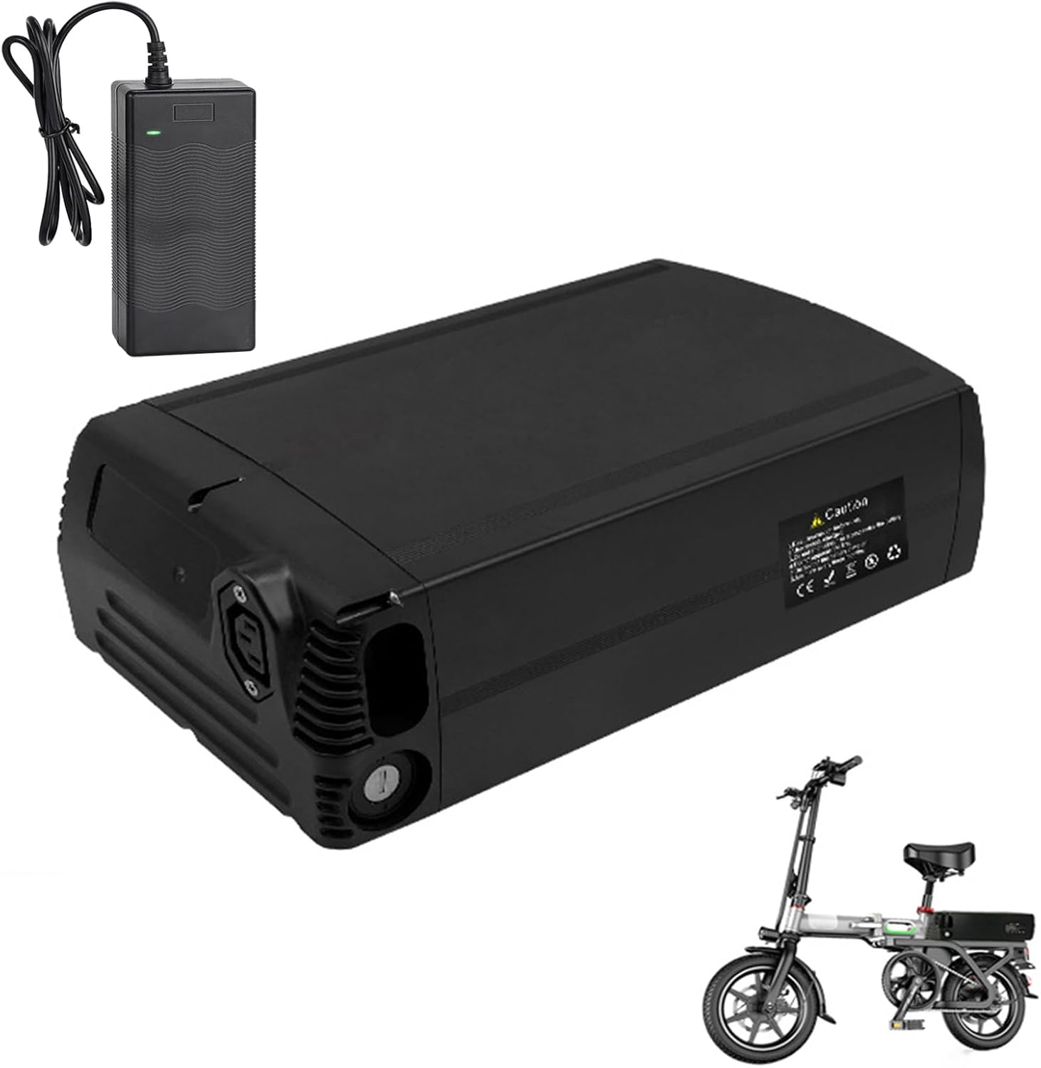 48V 32Ah 35AH 40Ah 50Ah 60Ah Ebike Battery Rear Seat Replacement Battery 48V Rear Rack Lithium ion Battery 48V Luggage Rack Battery for Folding Bicycle Motor