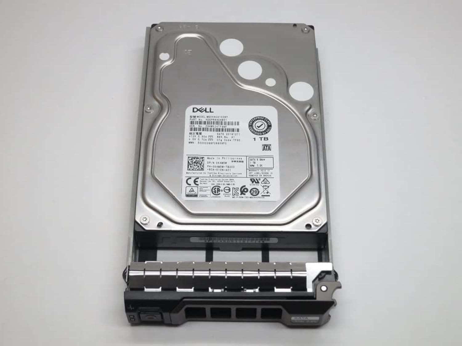 Dell 4TB 12GB/s 7.2K NL SAS 512n 3.5in Hard Drive Bundle with Drive Tray – 5JH5X