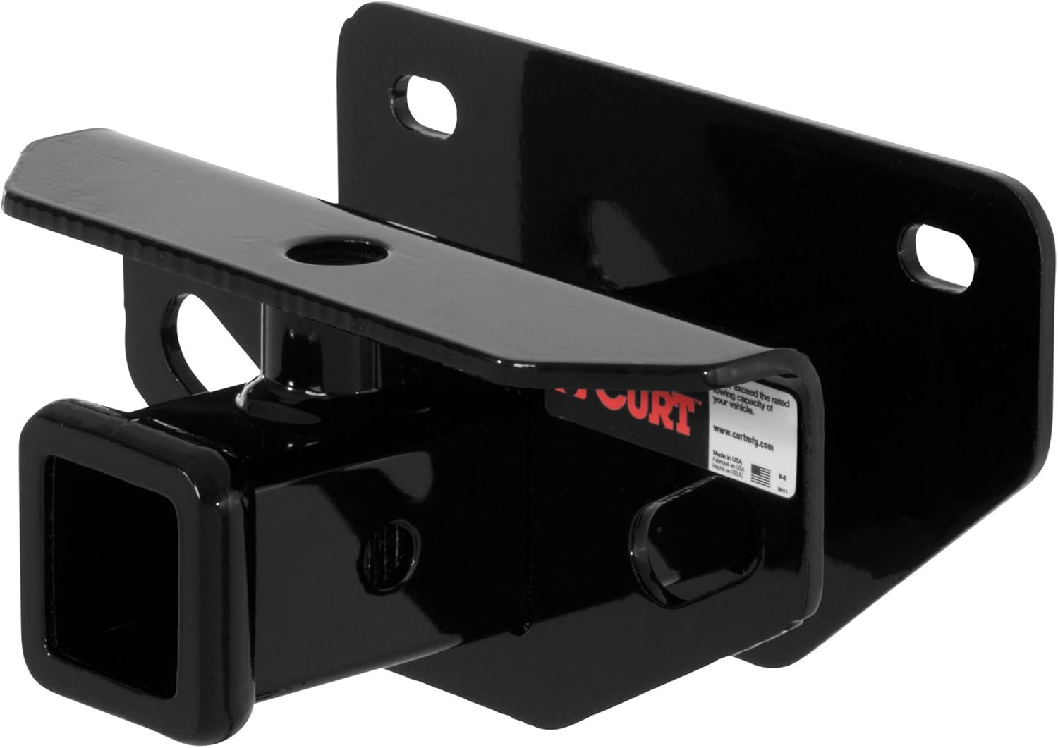 CURT 13333 Class 3 Trailer Hitch, 2-Inch Receiver, Fits Select Dodge, Ram 1500, 2500, 3500 , Black