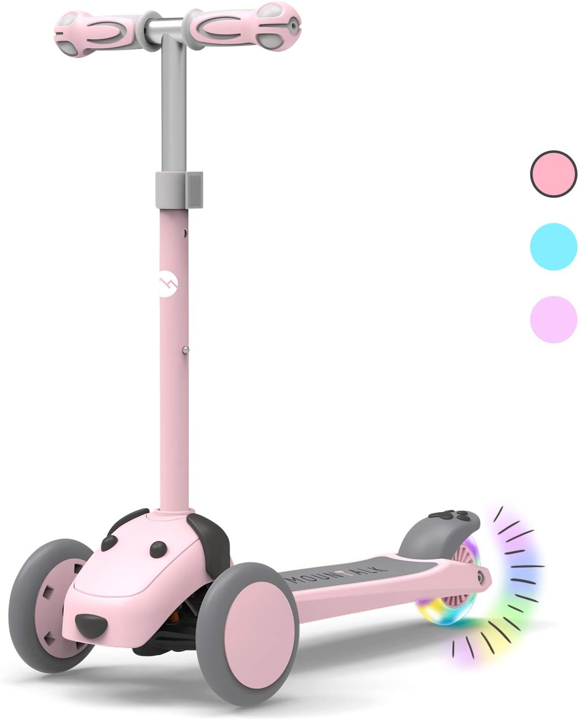 Kids Scooter for Ages 1-12 Years, 3 Wheels Toddler Scooter for Children Age 1-3/3-5/5-8/8-12 Boys and Girls with Adjustable Heights and LED Wheels