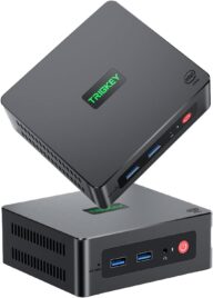 TRIGKEY Mini PC Intel Alder Lake-N100 Desktop Computer (Up to 3.4GHz) 16G DDR4 500G PCIe SSD Green G4 Low-Power Business Computer/WiFi 6/BT5.2/Dual 4K HD Display