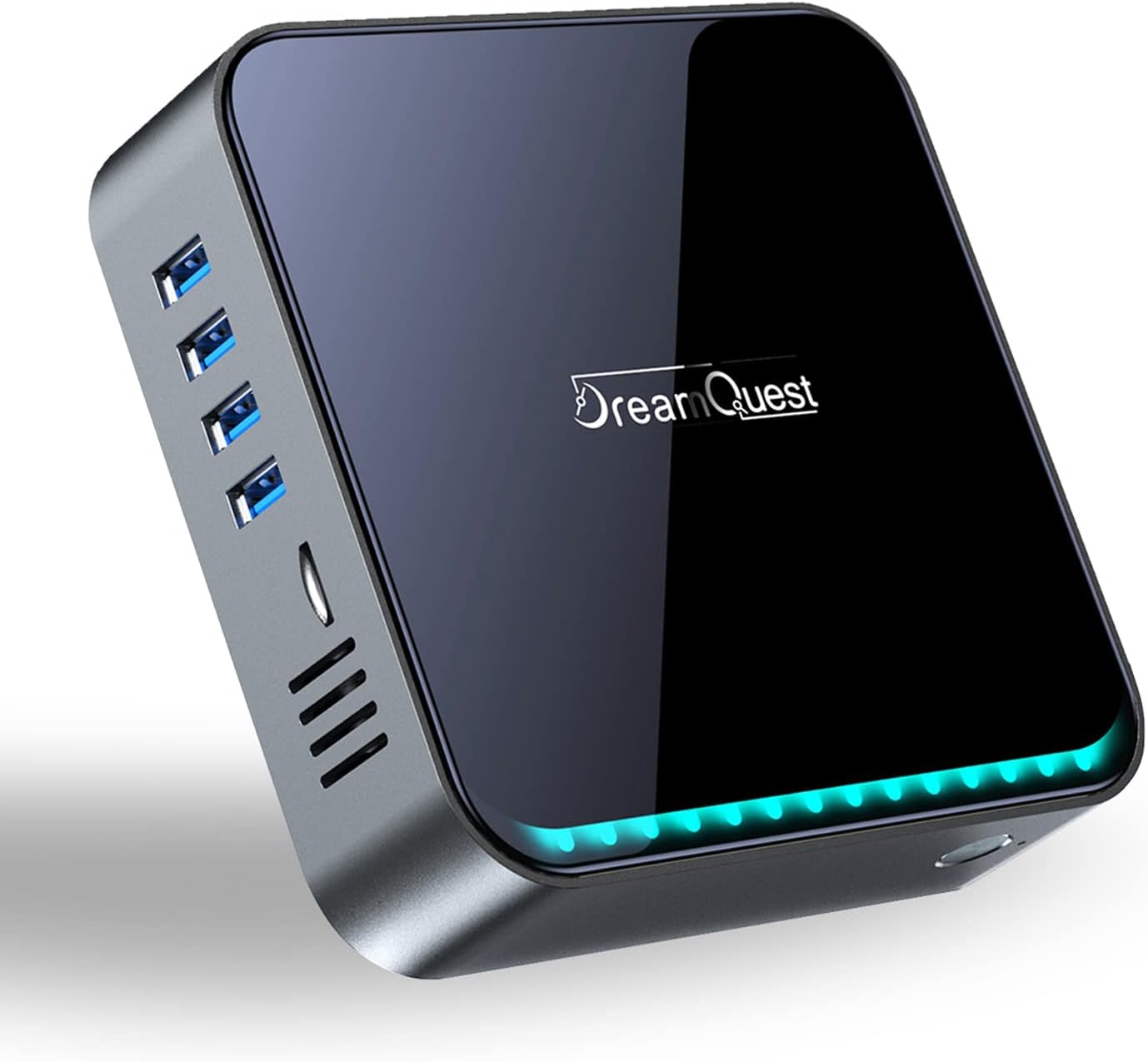 DreamQuest Mini PC Intel 12th N95 Up to 3.4GHz Mini Desktop Computer Windows 11 Pro Preinstalled,16GB RAM 512GB M.2 SSD,USB3.2/BT4.2/WiFi 5/4k HDMI/Gigabit Port for Business Home Office