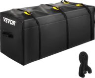 VEVOR Hitch Cargo Carrier Bag, Waterproof 840D PVC, 48″x20″x22″ (15 Cubic Feet), Heavy Duty Cargo Bag for Hitch Carrier with Reinforced Straps, Fits Car Truck SUV Vans Hitch Basket