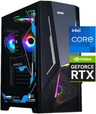 Gaming PC Desktop – Intel Core i5 12400F 2.5 GHz, NVIDIA RTX 3060, 1TB NVME SSD, 16GB DDR4 RAM 3200, 650W PSU, Bluetooth, Wi-Fi 6, Windows 11 Home 64-bit