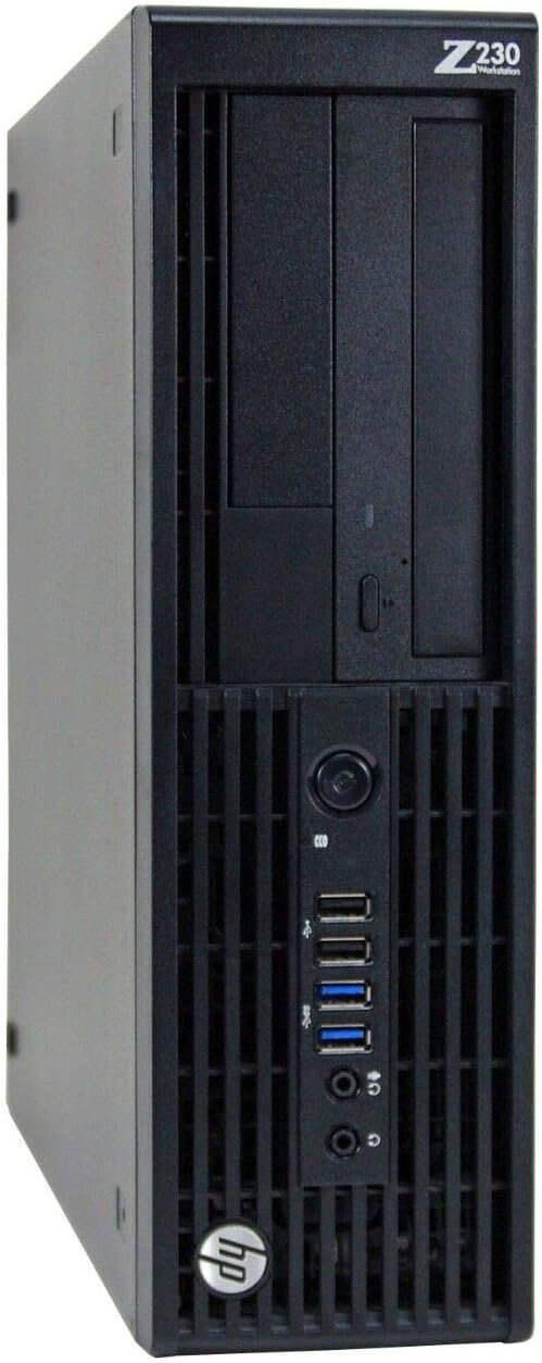 HP Z230 Workstation Desktop Computer PC (Intel i5-4590, 16GB Ram, 240GB Solid State SSD, WiFi, Bluetooth, DVD-RW) Win 10 Pro (Renewed)