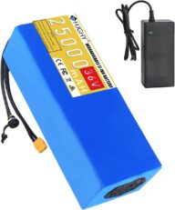 36V 15Ah 20Ah 25Ah 30Ah E-Bike Battery Lithium-Ion Battery Pack 36V Electric Bicycle Scooter Battery 36V Lithium Battery for 0-1000W Motor with BMS and 42V Charger