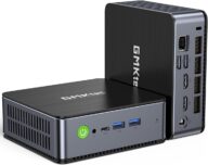 GMKtec Mini PC Intel Core i7-12650H 24GB DDR5 1TB PCIe 4.0 M.2 NVMe SSD, Gaming Mini Computers Windows 11 Pro, Type C, WiFi 6, BT 5.2, RJ45 1000M Support 4K Triple Display Desktop PC