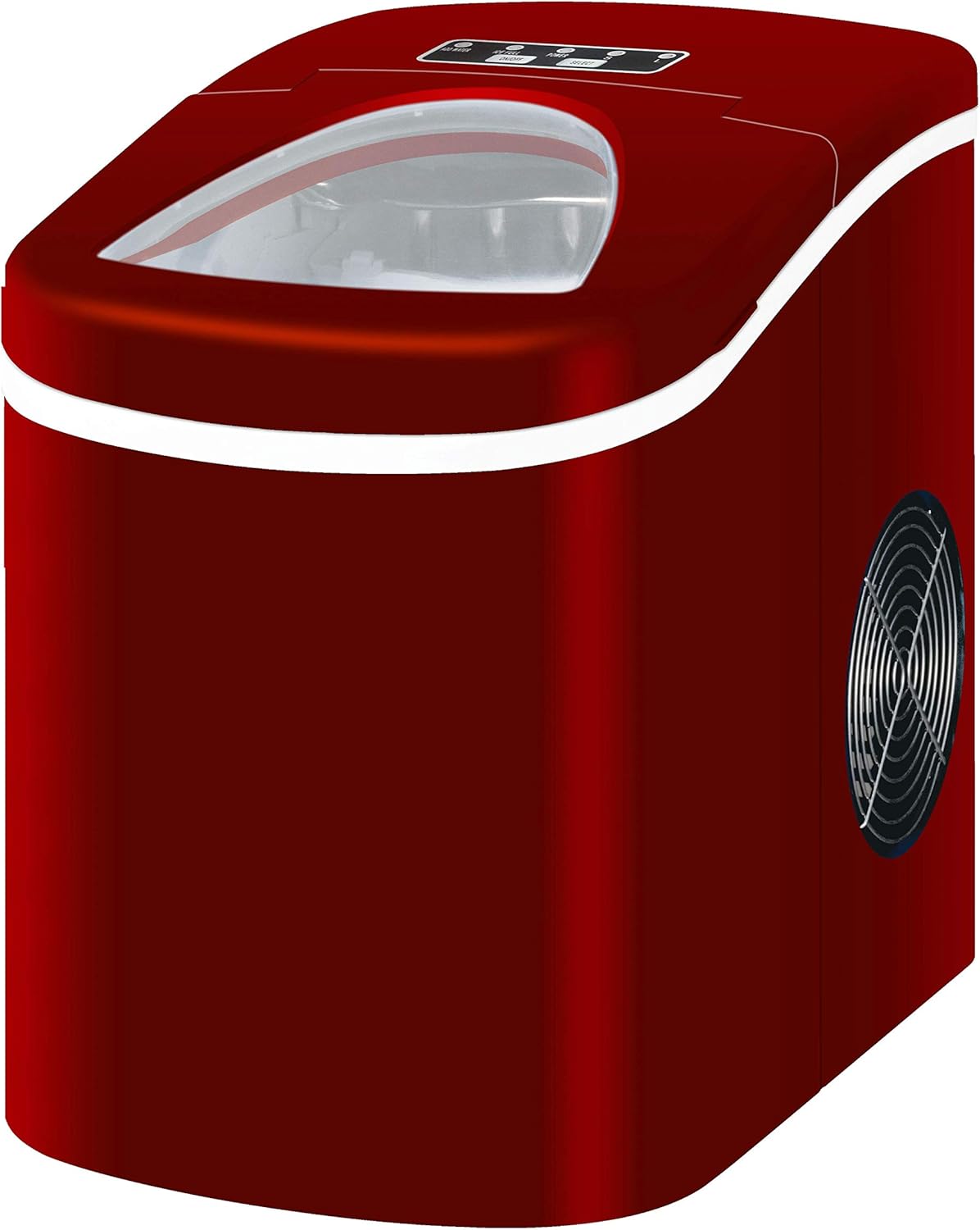 Compact Ice Maker, Red