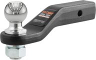 CURT 45331 Trailer Hitch Mount with 2-5/16-Inch Ball & Pin, Fits 2-Inch Receiver, 15,000 lbs, 2-In Drop