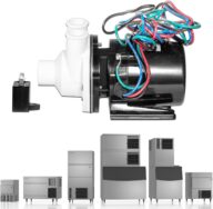 APTA92P10WD1 Water Pump Motor Assembly For Hoshizaki APTA92P10WD1 Ice Machine Equivalent, 120V 53.4W 0.4 Amp, Replace for KM500MAH, KM630MAH, KM900MAH