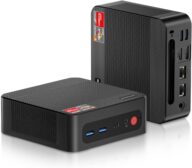 P4 Mini PC Windows 11 Pro[Dual LAN], AMD Ryzen 7 5700U (8C/16T, up to 4.3Ghz) 16GB DDR4 512GB SSD Mini PC Dual Channel, 4K@60Hz Triple Display Mini Desktop Computers Wi-Fi 6E/BT 5.2