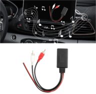 Wireless Bluetooth Receiver for Car with RCA Audio Cable,AUX Bluetooth Car Adapter Keeps Audio Playback Stable,Reliable Bluetooth Transmitter for Car & Most Electronic Devices