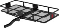 Rockland 60 x 24-Inch Hitch Cargo Carrier for Car SUV Truck Trailer, Universal Foldable Basket 500 lbs Capacity, 2-in Receiver