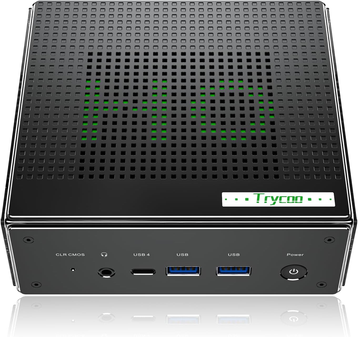 HO4 Mini PC,Intel i7-12650H(Turbo 4.5 GHz) 32GB DDR4 512GB M.2 NVMe SSD, Mini Desktop Computer Support 4K@144Hz/HD+DP+Type-C/USB4.0/WiFi6/BT5.2/Office PC