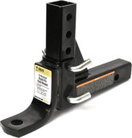 MaxxHaul 70067 Trailer Hitch – 8-Position Adjustable Ball Mount Tow Hitch – 5000 lbs. GTW Capacity , Black